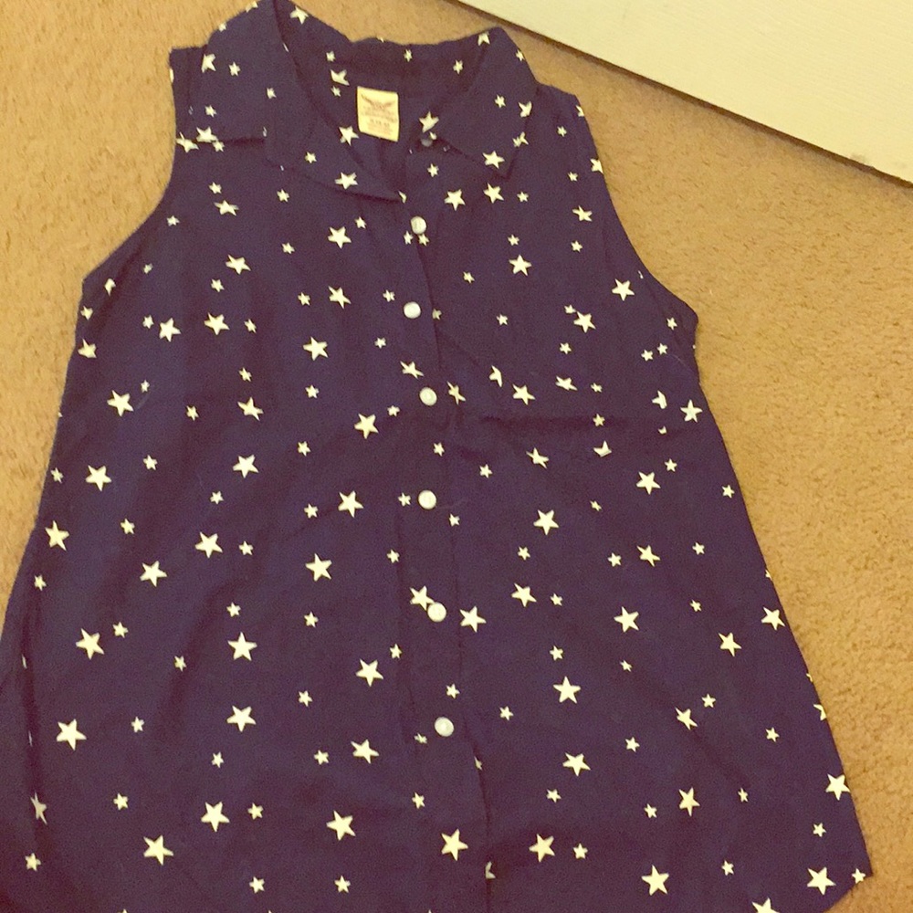Star printed blouse